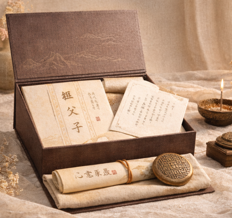 Three-Generation Blessing Chest 福德传承盒